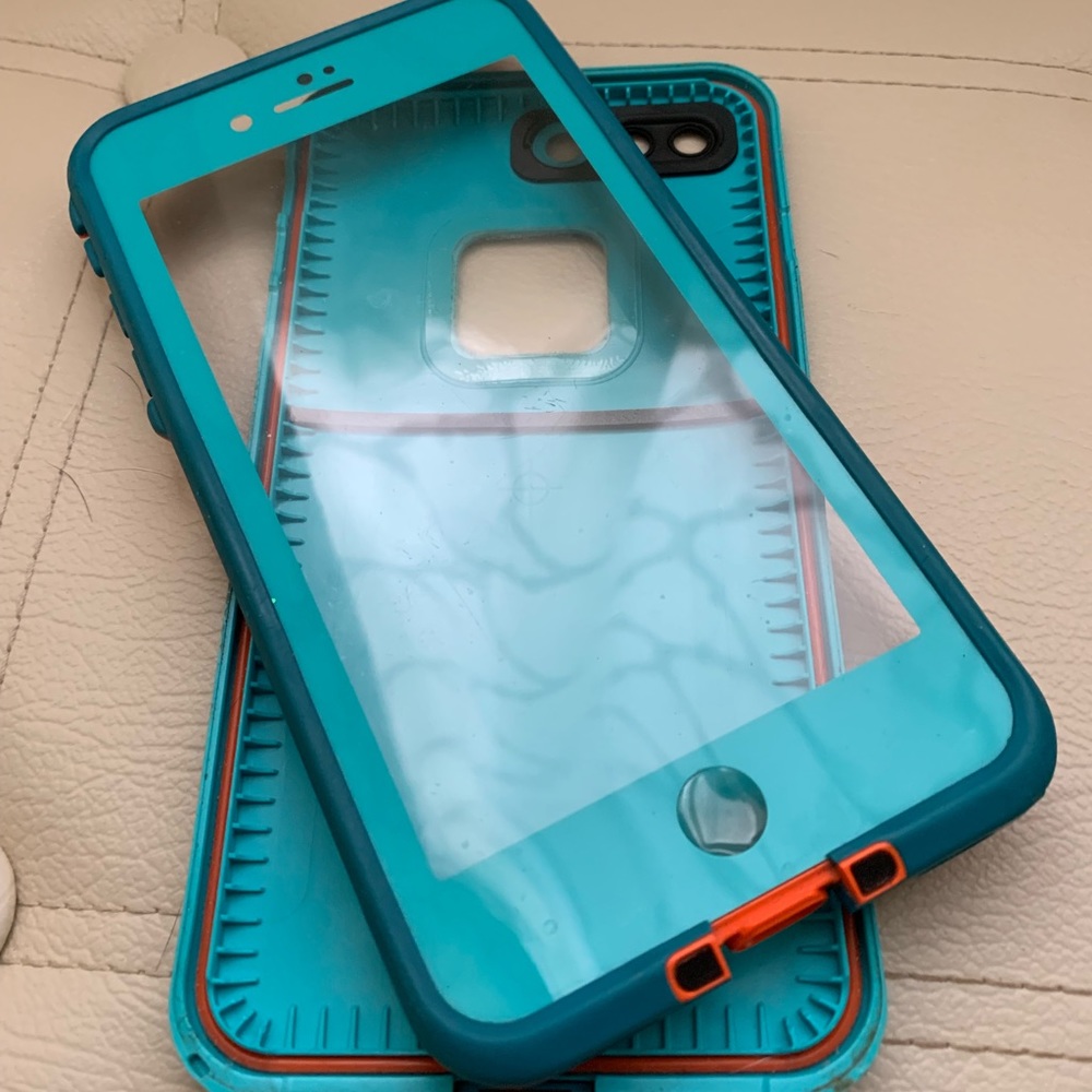 LifeProof iPhone 7Plus FRE Case in Teal/Orange